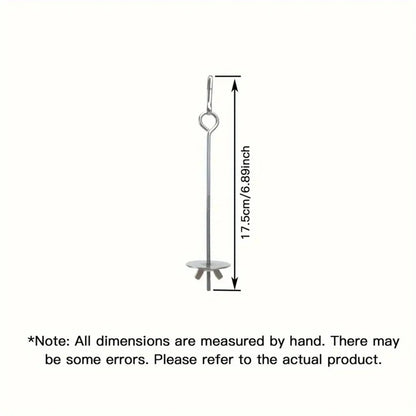 Tenedor de Acero Inoxidable para Fruta 🍎 – Accesorio de Alimentación para Loros y Aves