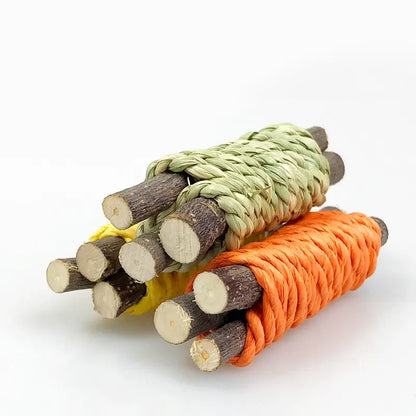 Zanahorias de Lufa Masticables 🥕 – Desgaste Dental para Conejos, Hámsters y Cobayas