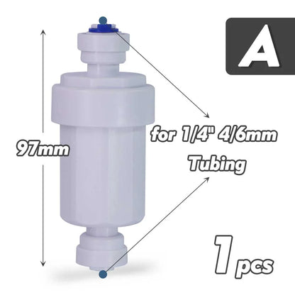 Microfiltro de Conexión Rápida para Riego - Filtro de Acero Inoxidable 40 μm