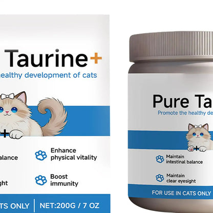 Taurina en Polvo 🐱 – Suplemento Nutricional para el Corazón y la Visión de tu Gato