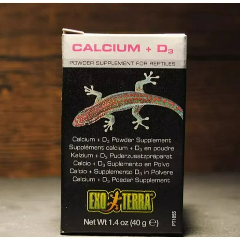 HAGEN - Polvo de Calcio para Reptiles con y sin Vitamina D3