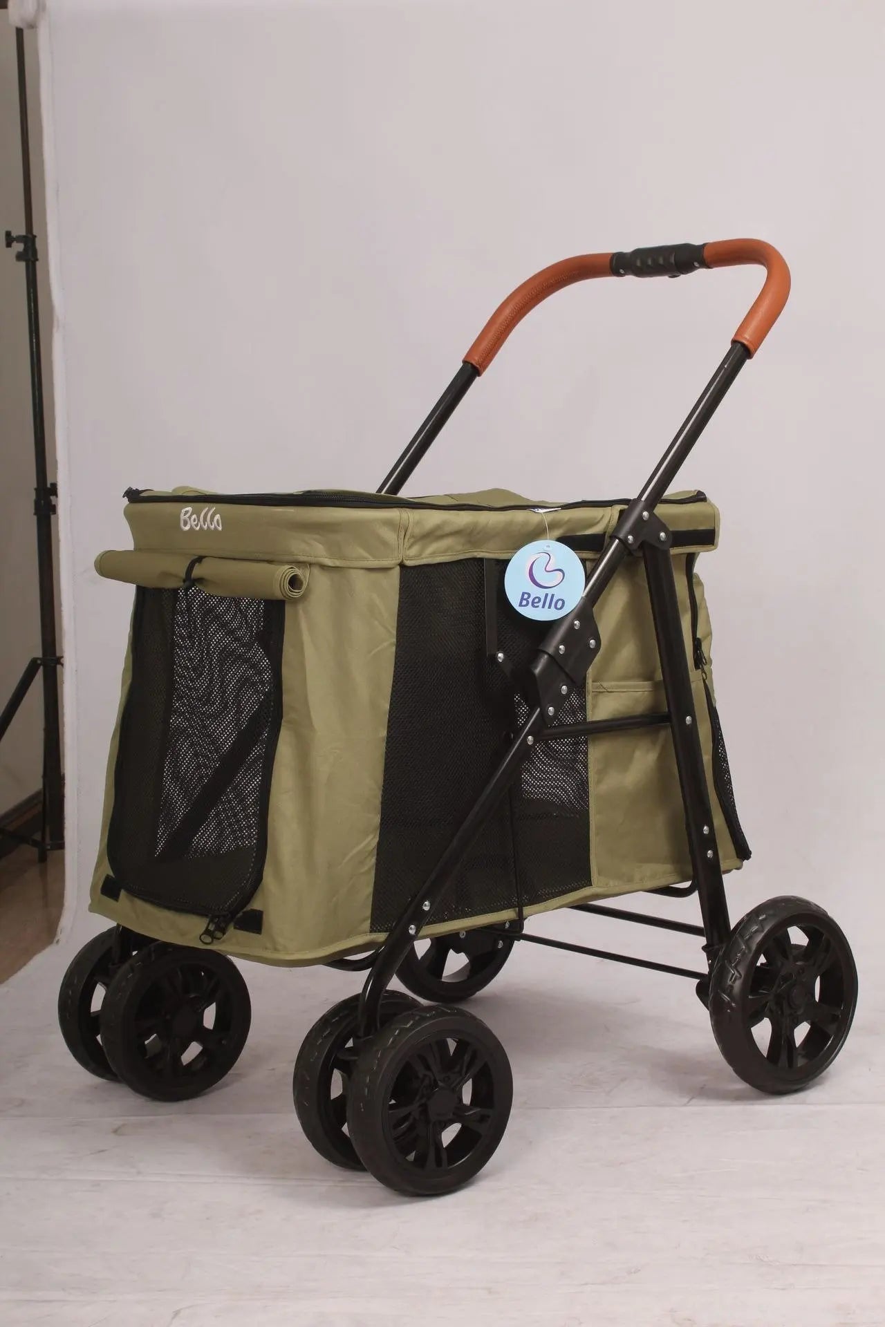 Carrito Trolley Plegable para Perros Grandes - Hasta 30 kg