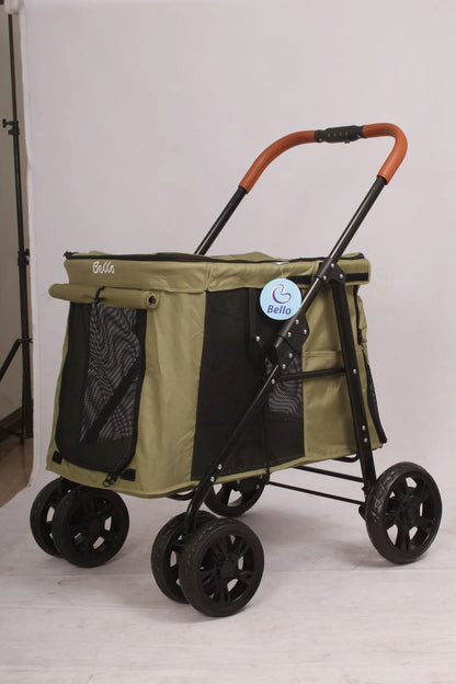 Carrito Trolley Plegable 🐕 – Para Perros Grandes, Hasta 30 kg