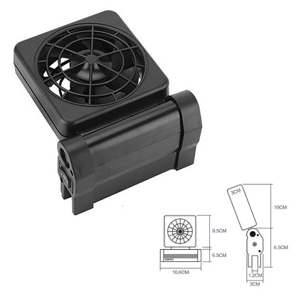 Ventilador Enfriador con Temporizador ❄️ – Velocidad Ajustable (Cristal hasta 12 mm)