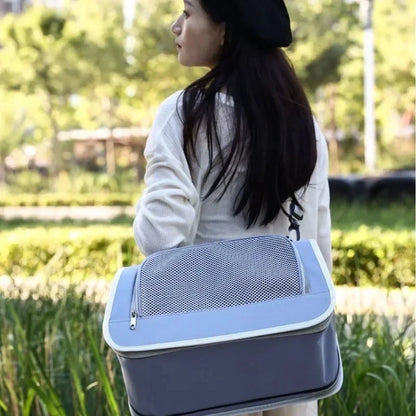 Bolso de Paseo Transpirable ☀️ – Ideal para Verano, Perros y Gatos