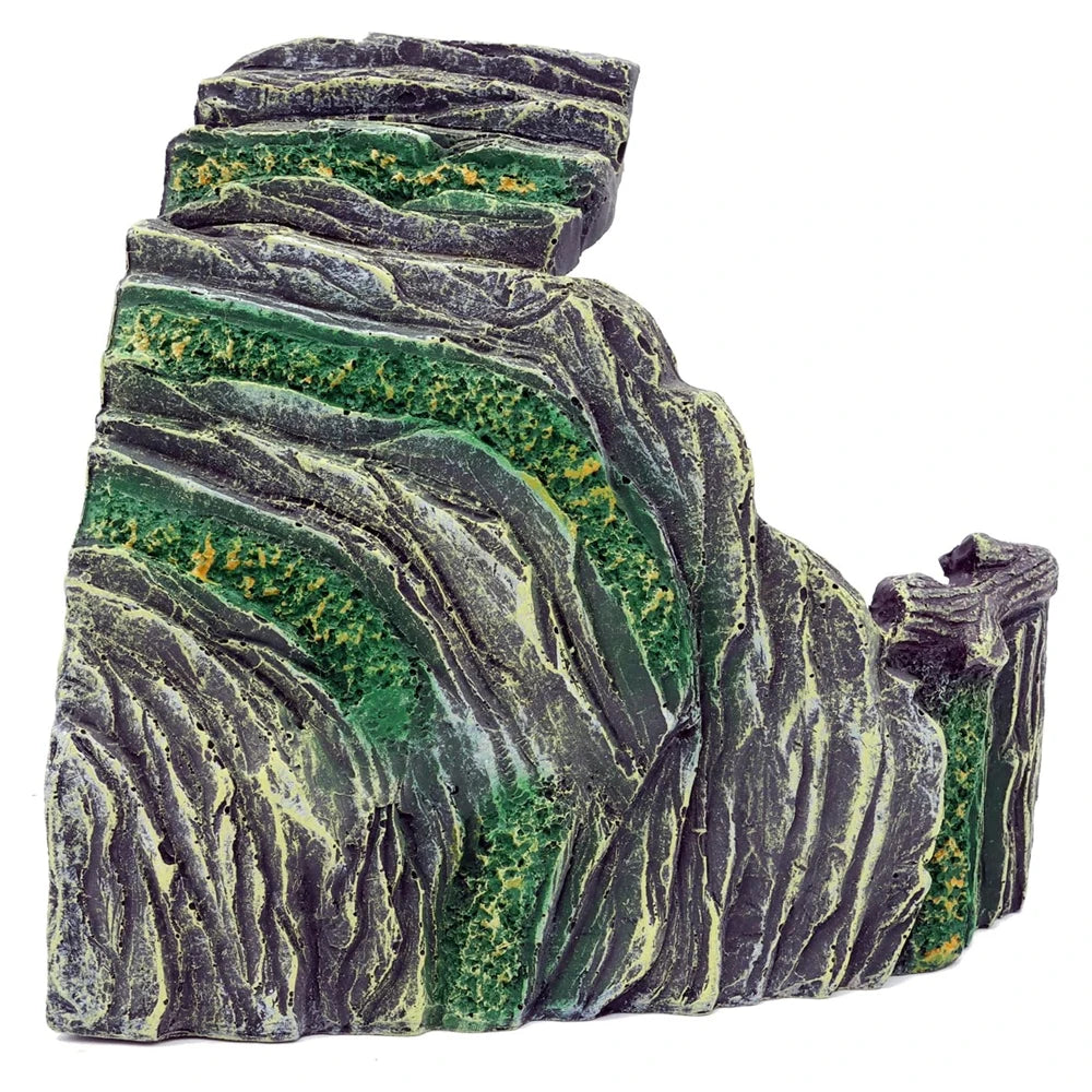 Cueva de Roca de Resina - Escondite y Plataforma para Tomar el Sol para Anfibios y Reptiles Pequeños