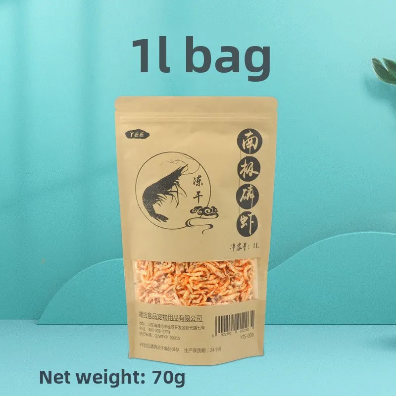 Kril Antártico Liofilizado - Alimento para Peces Ornamentales Tropicales