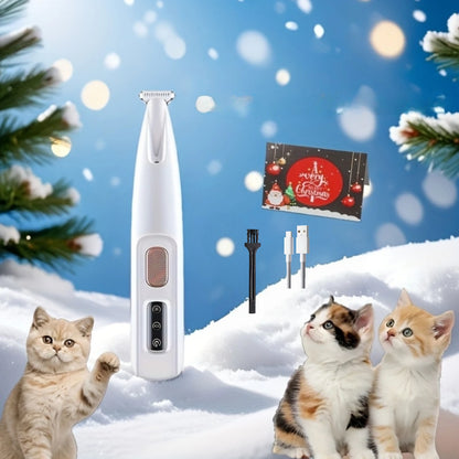 Maquinilla Eléctrica de Aseo 💡 – Cortapelos con Luz LED para Perros y Gatos