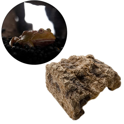 Cueva Escondite de Resina para Reptiles - Refugio Decorativo para Lagartos, Serpientes y Tortugas
