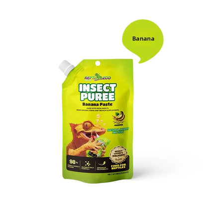 Reptizoo - Pasta de Insectos y Fruta para Reptiles - Gel Nutricional Completo para Geckos Crestados, Dragones Barbudos y Escincos