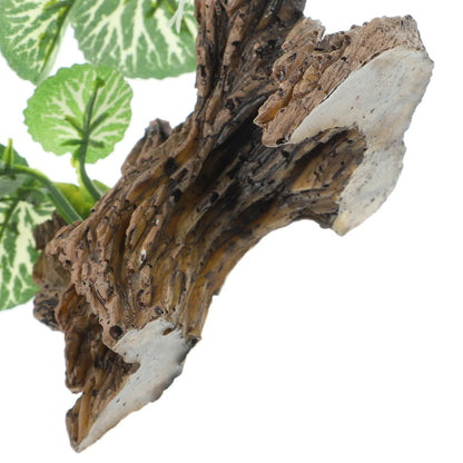 Planta Ornamental Realista 🌿 – Decoración de Terrario y Acuario para Reptiles