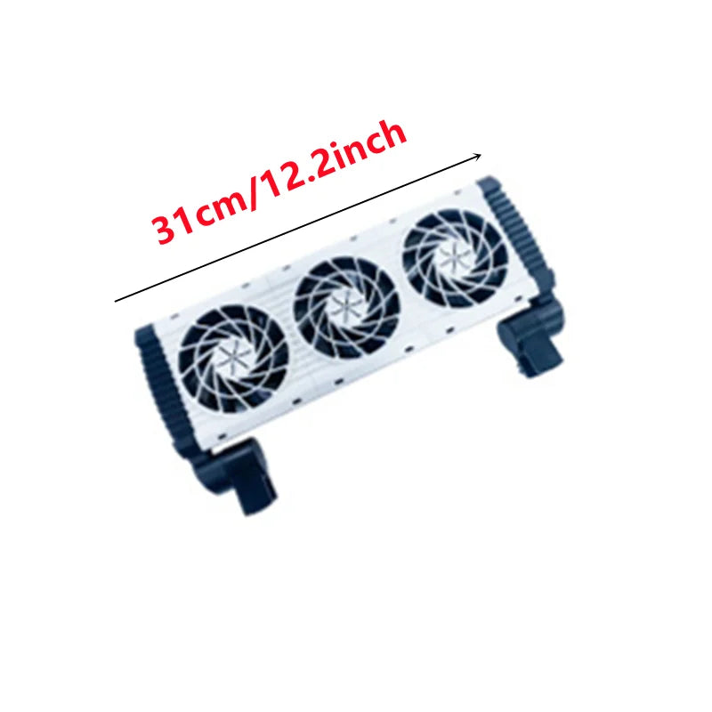 Ventilador Enfriador para Acuario (1 a 6 Cabezales) - Velocidad Ajustable, Bajo Ruido