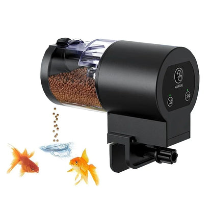 Alimentador Automático para Peces ⏱️ – Temporizador Programable (100 ml)