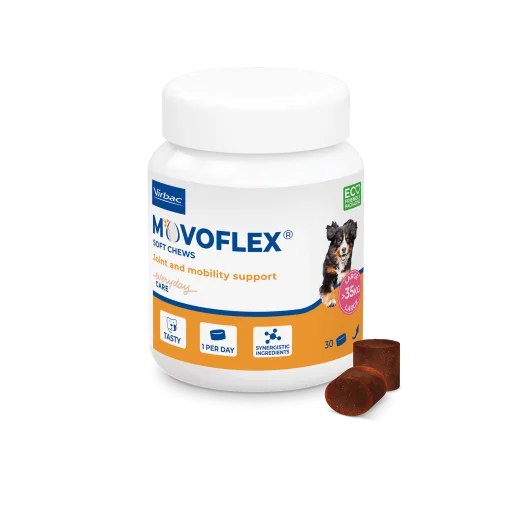 Virbac Movoflex Soft Chews (Talla S) - Movilidad Articular para Perros