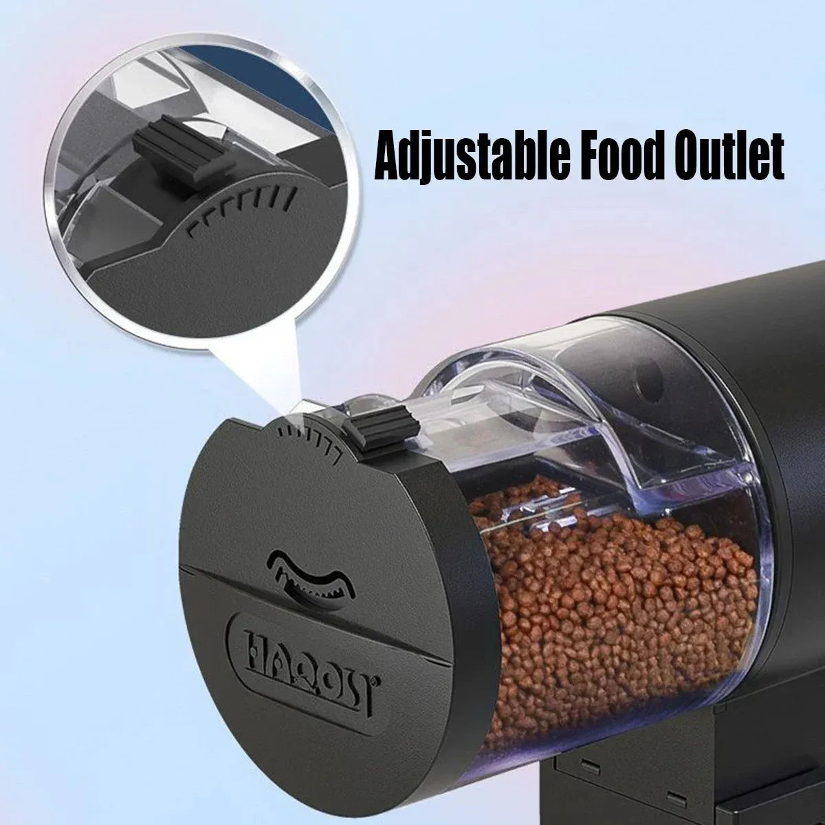 Alimentador Automático para Peces (100 ml) - Temporizador Programable