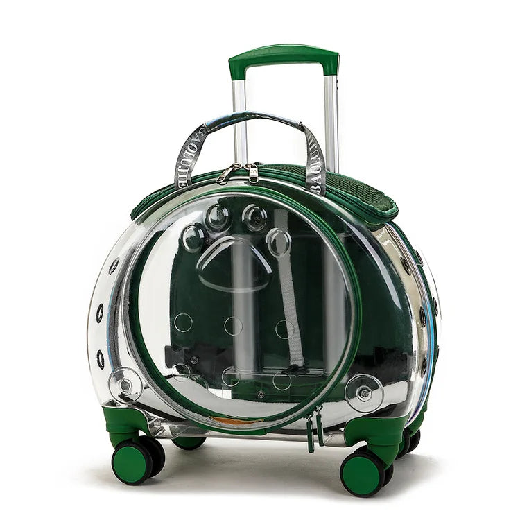 Mochila Transportín Transparente para Mascotas - Cápsula Espacial