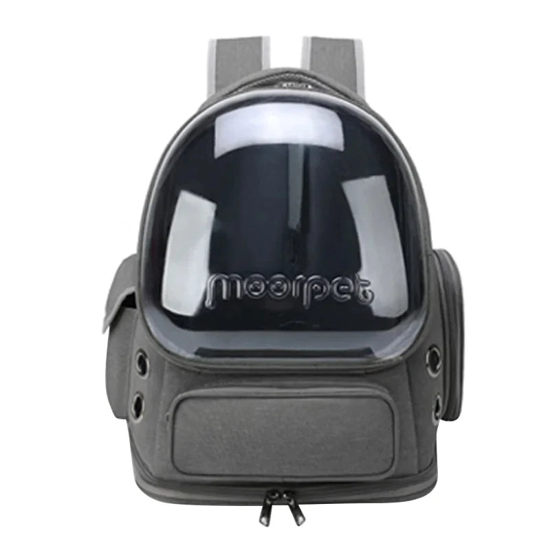 Mochila Transportín Transparente para Gatos y Perros Pequeños - Ventana Panorámica