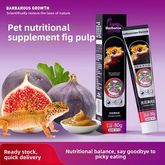 Barbarous Growth - Alimento en Gel con Higo Real e Insectos para Reptiles