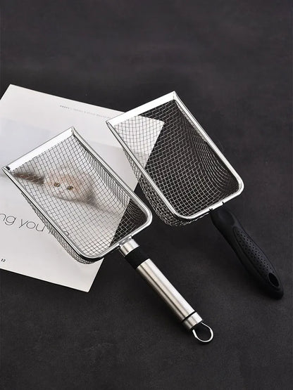 Pala Recogedora de Heces para Mascotas - Mango Ergonómico Antiadherente para Reptiles y Gatos