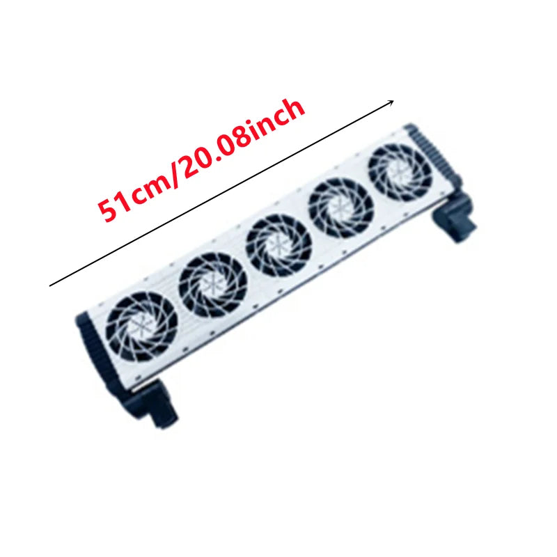 Ventilador Enfriador para Acuario (1 a 6 Cabezales) - Velocidad Ajustable, Bajo Ruido