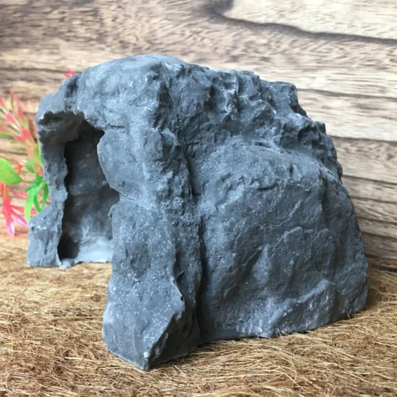 Decoración de Resina para Acuario - Ornamento Artificial para Terrario y Accesorios de Tortuga