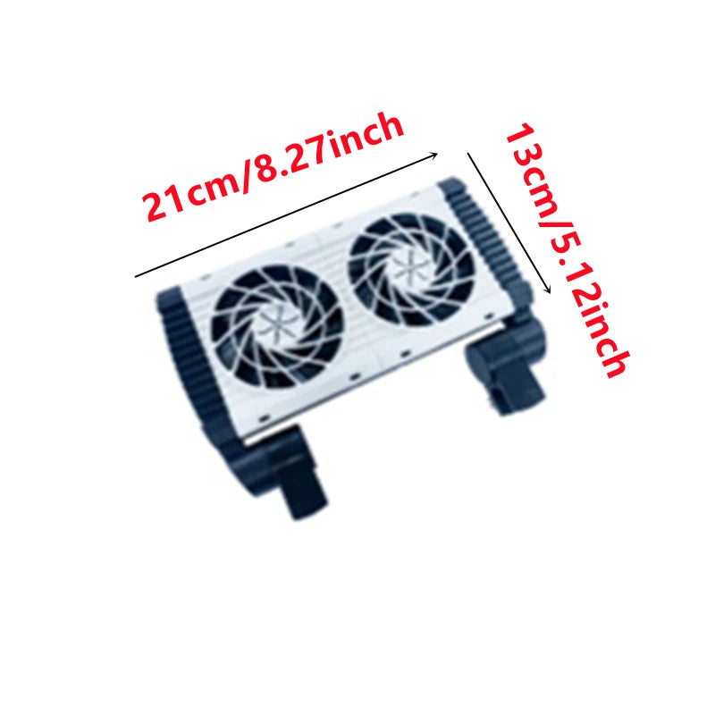 Ventilador Enfriador para Acuario (1 a 6 Cabezales) - Velocidad Ajustable, Bajo Ruido