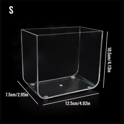 Acuario Nano Rimless 🐠 – Pecera de Cristal Alta y Compacta para Betta
