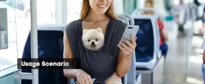 Mochila Portabebés 🐾 – Vista Frontal Manos Libres para Perros Pequeños