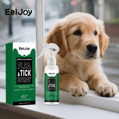 Spray Repelente con Extractos Vegetales 🌿 – Pulgas y Garrapatas para Perros y Gatos