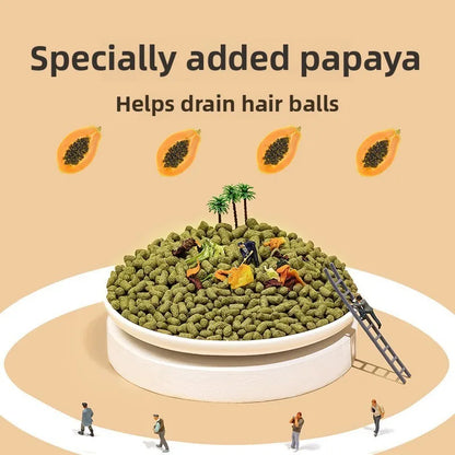 YEE Premium Pellets de Heno Timothy 🌾 – Con Probióticos y Vitamina C para Conejos y Cobayas