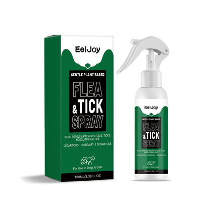 Spray Repelente con Extractos Vegetales 🌿 – Pulgas y Garrapatas para Perros y Gatos