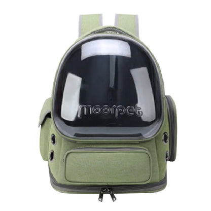Mochila Transportín Transparente 🔭 – Ventana Panorámica para Gatos y Perros Pequeños