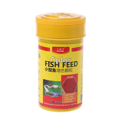 Pellets de Alimento 🐠 – Espirulina y Realce de Color para Peces Ornamentales Pequeños