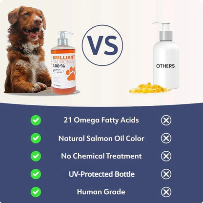 Aceite de Salmón 200 ml 🐟 – Suplemento Natural con Omega para Perros y Gatos