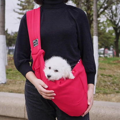 Bolso Bandolera Transpirable 🎒 – Transporte Manos Libres para Perros y Gatos