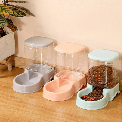Comedero Automático 3.8L 🥫 – Cubo Dispensador de Gran Capacidad para Gatos y Perros