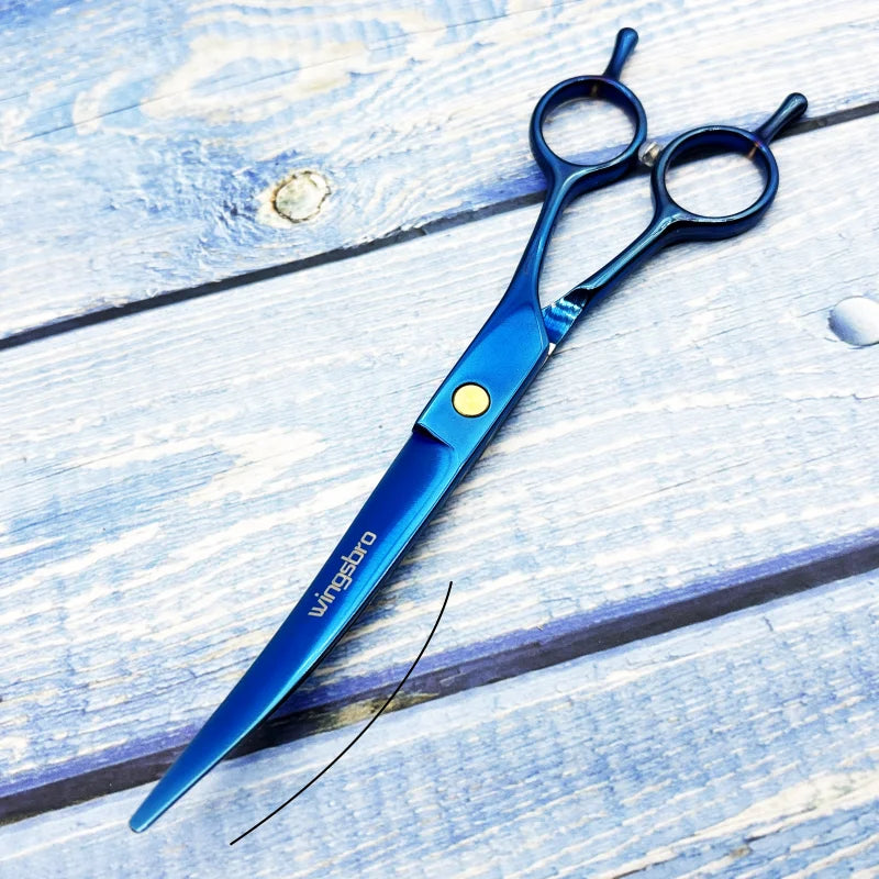 Tijeras Curvas Profesionales de Peluquería para Perros 7 Pulgadas