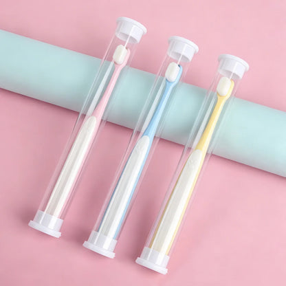 Cepillo de Dientes Suave 🦷 – Limpieza Bucal 360° para Perros, Gatos, Conejos y Hámsters