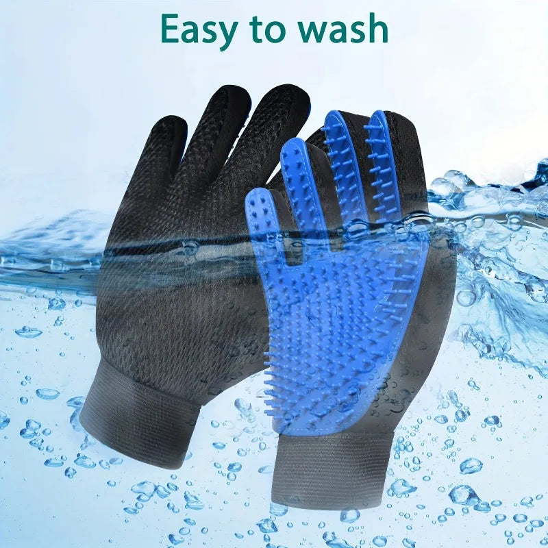 Set de Guantes de Aseo 2 en 1 para Perros y Gatos (Pack de 2)