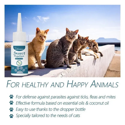 Dutrieux Loción Antipulgas y Garrapatas 🛡️ – Para Perros y Gatos (50 ml)
