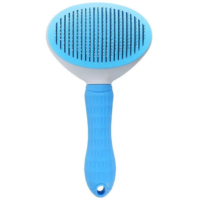Cepillo Autolimpiable ✨ – Peine Antinudos para Perros y Gatos